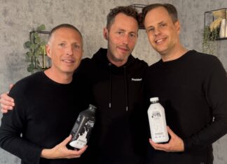 Sind wir bereit für Milchprodukte, die ohne Kompromisse auskommen? Precision Labs Milch Produkte neu gedacht Gründerteambild mit Produkten in der hand
