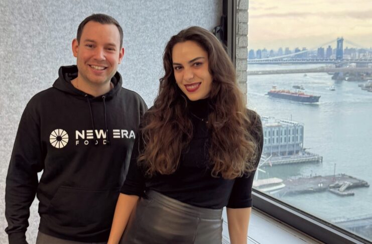 NEW ERA FOOD Pilzsteak Fleischalternativen New Era Food Teambild  Timo Dannenmann und Sarah Schlingloff