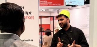 Was macht authentische Küche heute wirklich erfolgreich? Amjad Foods: Falafel für die moderne Gastronomie Amjad Abu Hamid auf einer messe