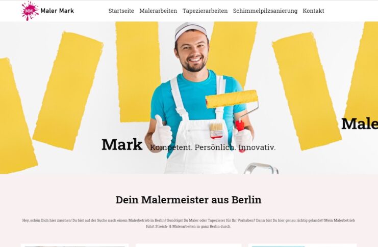 Website als Schlüssel für Sichtbarkeit und Vertrauen Beispielwebseite STRATO