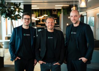 Osapiens wird Unicorn: 100 Mio. Dollar für Nachhaltigkeitssoftware osapiens founders Matthias Jungblut_Alberto Zamora_Stefan Wawrzinek (left to right)