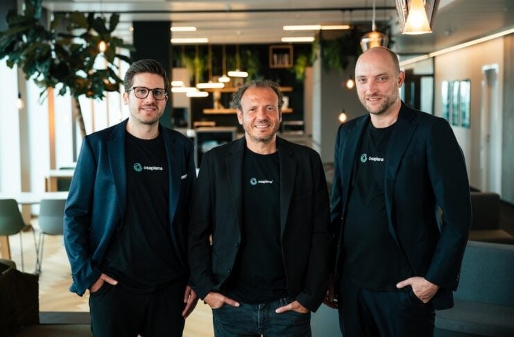 osapiens founders Matthias Jungblut_Alberto Zamora_Stefan Wawrzinek (left to right)