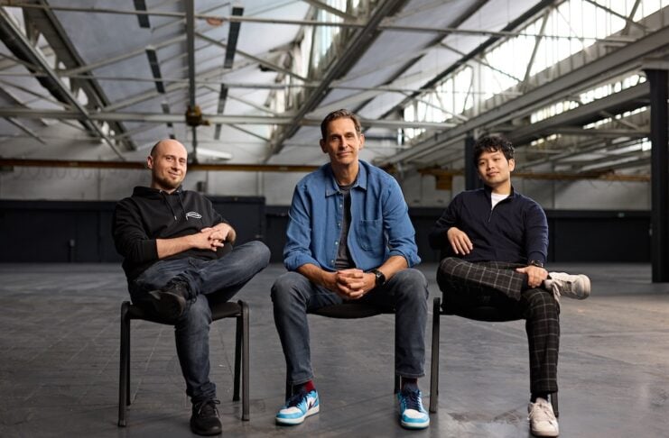 Blockbrain KI Wissensmanagement Unternehmen Blockbrain Founders Antonius Gress, Mattias Protzmann, Nam Hai Ngo Bildcredits @Blockbrain
