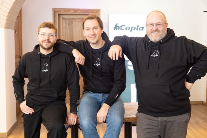 Compliance treibt Copla Wachstum im RegTech Gründungsteam von Copla: Nojus Bendoraitis (CLO), Aurimas Bakas (CEO) und Andrius Minkevičius (CTO) – © Judita Gigelyté (Verslo žinios)