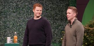 Geht gesunde Routine wirklich ohne Aufwand und Müll? Hansegrün Shots Nahrungsergänzungsmittel Lukas Jordan (l.) und Till Soll präsentieren mit „Hansegrün“ nachhaltige Bio-Shots zum Selbermachen. Sie erhoffen sich ein Investment von 350.000 Euro für 10 Prozent der Firmenanteile. Bildcredits/ Fotograf: RTL / Stefan Gregorowius