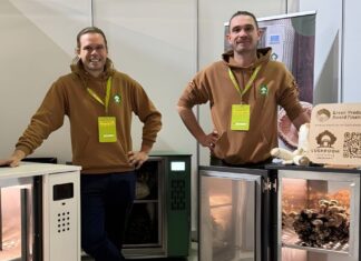 Kommt die Lebensmittelproduktion bald direkt aus der eigenen Küche? LUSHROOM Pilzzucht Lebensmittelproduktin 2 minuten 2 millionen founders