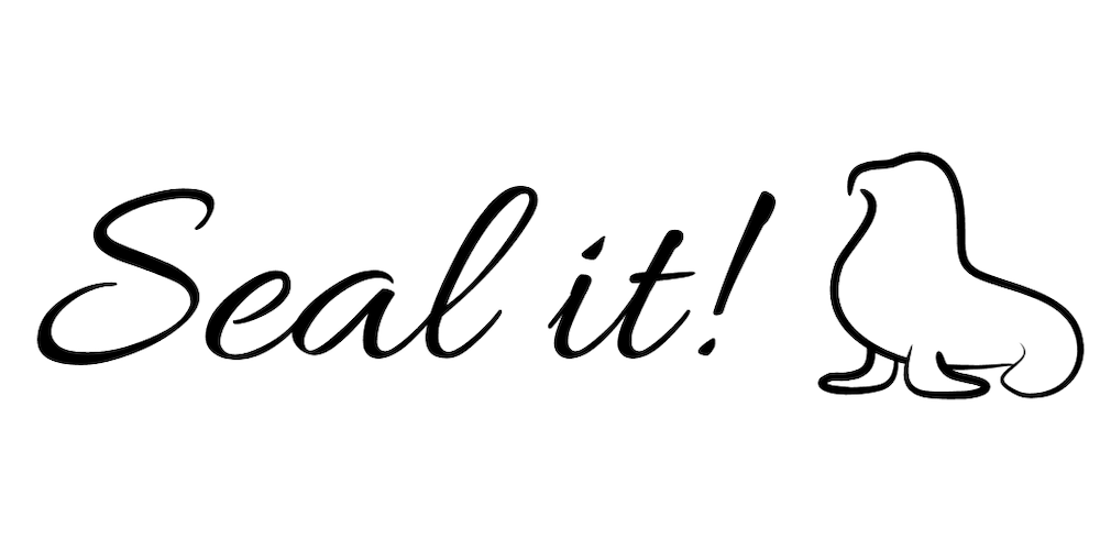 seal it logo schwarz weiss