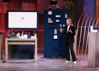 Wie weit kann moderne Hautpflege wirklich gehen? After Inject Anti Aging Hautpflege Routine Effekt Laura Valentin präsentiert mit „After Inject“ Hautpflege mit naürlichem Botox-Effekt. Sie erhofft sich ein Investment von 200.000 Euro für 10 Prozent der Firmenanteile. Bildcredits/ Fotograf: RTL / Stefan Gregorowius