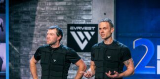 Warum scheitert gutes Training oft an genau diesem Detail? EVRVEST Gewichtsweste Training Performance Pitch 2 Minuten 2 Millionen Bildcredits/Fotograf : PULS 4/ Gerry Frank