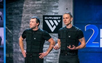 Warum scheitert gutes Training oft an genau diesem Detail? EVRVEST Gewichtsweste Training Performance Pitch 2 Minuten 2 Millionen Bildcredits/Fotograf : PULS 4/ Gerry Frank