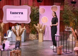 Dieses Hautproblem betrifft viele und wird trotzdem oft übersehen Tanera Skin Reibeisenhaut Hautpflege Lösung Bild: Isabelle Stortz präsentiert mit „Tanera Skin“ Hautpflege gegen Reibeisenhaut (Keratosis Pilaris). Sie erhofft sich ein Investment von 200.000 Euro für 15 Prozent der Firmenanteile. Bildcredits/ Fotograf: RTL / Bernd-Michael Maurer