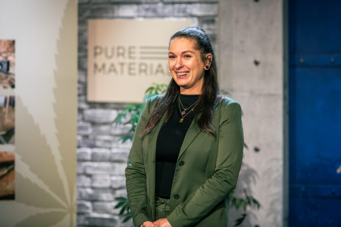 Pure Materials setzt auf Hanf für nachhaltige Materialien Antonia Thüring Günderin Credit/Fotograf PULS 4 Gerry Frank