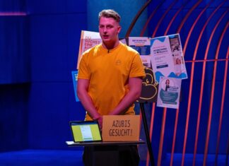 Kann ein Chatbot den Weg zur Ausbildung einfacher machen? Jimmy Ausbildung Unternehmen bei Höhle der Löwen Beim Battle treten "Peak Protect“ mit Gründer Christopher Czellary gegen „Jimmy“ mit Gründer Phillip Hammerer (Foto) gegeneinander an. Wer kann die „Löwen“ mit seiner Geschäftsidee überzeugen und darf weiter pitchen ? Bildcredits/Fotograf: RTL / Bernd-Michael Maurer