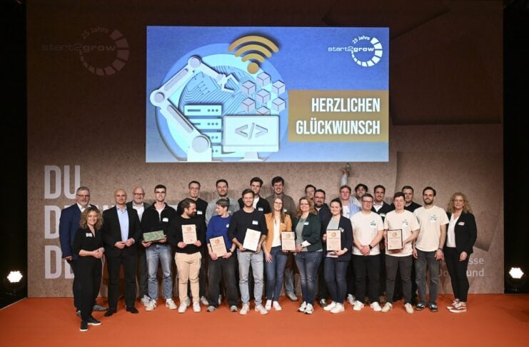 start2grow Start-ups Wettbewerb Finale in Dortmund Bild Der Gründungswettbewerb start2grow der Wirtschaftsförderung zeichnete zehn Start-ups für ihre innovativen Geschäftsideen aus. ©  Wirtschaftsförderung Dortmund / Andreas Buck