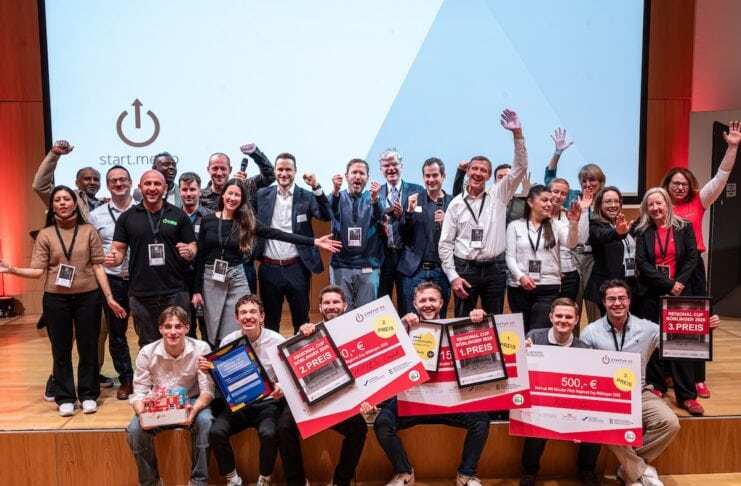 Start up BW Elevator Pitch MatheBuddy gewinnt Bildcredits/Fotograf: Sinem Ertürk - green bee design