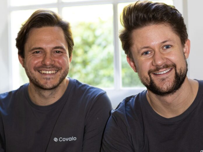 Bild v.l.n.r. Timovon Bargen und Yann Chilvers Bildcredits: Covalo Daten als Schlüssel: Covalo treibt Personal-Care-Industrie