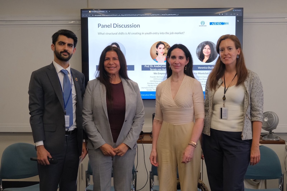 KI und Jugendarbeitsmarkt: ECOSOC Youth Forum setzt Impulse Bildcredits: AIESEC Speakers