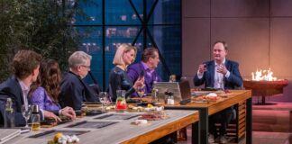 Sitzt die Zukunft des Grillens direkt am Tisch? FESTÁVOLO Grilltisch Gartentisch Gasgrill Höhle der Löwen Nils Dethloff Gründer FESTÁVOLO Bildcredits/ Fotograf: RTL / Bernd-Michael Maurer