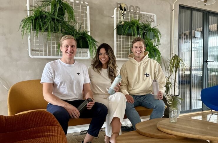 bottleplus Sprudelwasser mobil Wassersprudler für unterwegs Founder Team Bild