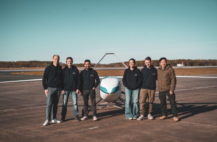 Odonata Drohnenplattform im Interview Gruppenbild @ ODONATA