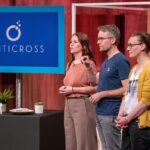 Kann ein kleines Detail wirklich unseren Alltag spürbar verändern? VENTICROSS Nasendilatator Nasenatmung im Fokus Heidi Depner (l.), Ignasi und Carolin Selga präsentieren den unsichtbaren Nasendilatator „VENTICROSS“. Sie erhoffen sich ein Investment von 50.000 Euro für 15 Prozent der Firmenanteile. Bildcredits/Fotograf: RTL / Bernd-Michael Maurer