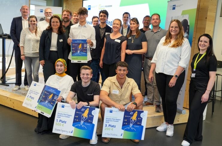 Nils Krumm gewinnt Elevator Pitch Heilbronn Elevator Pitch Heilbronn Franken @ IHK Heilbronn