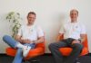 odacova Plattform Betriebskantinen erhält Investment von capacura odacova Plattform Betriebskantinen erhält Investment Bild: odacova Founder Team (Robin Wiebusch, li., Timo Sievernich, re.)