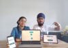 ClcEasy stärkt Kopfrechnen und Mathe bei Schülern Ripudaman Singh und Gurleen Kaur Gründerteam ClcEasy