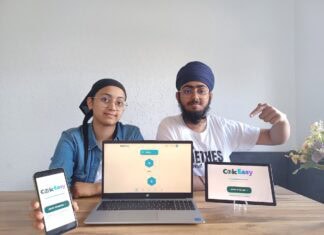 ClcEasy stärkt Kopfrechnen und Mathe bei Schülern Ripudaman Singh und Gurleen Kaur Gründerteam ClcEasy