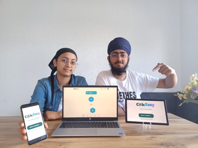 ClcEasy stärkt Kopfrechnen und Mathe bei Schülern Ripudaman Singh und Gurleen Kaur Gründerteam ClcEasy