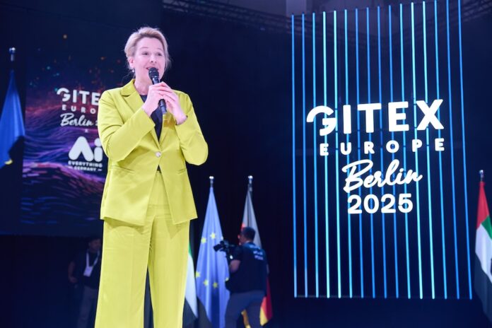 GITEX AI EUROPE 2026 in Berlin Franziska Giffey, Berlin’s Vice Mayor and Senator for Economic Affairs, Energy and Public Enterprises