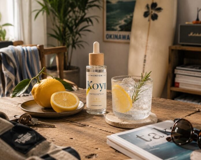 KOYI Lemon Gin erweitert die Micro Spirits Familie Neu bei KOYI: Der Lemon Gin verbindet die Frische sonnengereifter Zitronen mit dem Micro-Spirits-Prinzip: voller Geschmack bei zehn Mal weniger Alkohol.