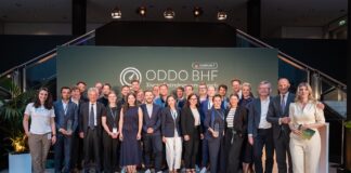 Young Entrepreneurs Awards 2026: Die Gewinner Bild Bild aller Award-Gewinner, sowie Vertretern von ODDO BHF und der Jury @ODDO BHF Gruppenbild