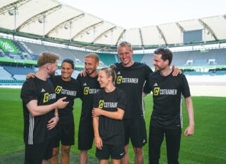 CoTrainer erhält 1 Million Euro für die Digitalisierung im Amateurfußball Amateurfußball: CoTrainer und Fußballvereine im Fokus Bild Teamfoto Bildcredits: CoTrainer (Fussballetics GmbH)