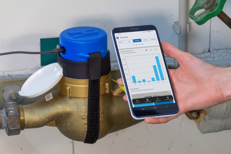 hydrop systems: hydropmeter für Wasserverbrauch hydripmeter mit hydrop App