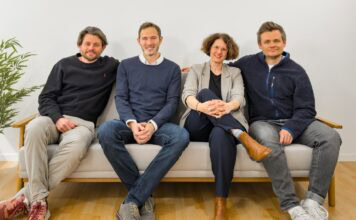 Schluss mit ERP-Ausnahmen: Wie BLP Digital KI-Agenten in über 40 Länder bringt BLP Digital: KI für ERP-Prozesse in Unternehmen. von links nach rechts: Tim Beck, Thore Harmut, Sabrina Schenardi und Sven Beck Bildcredits BLP Digital