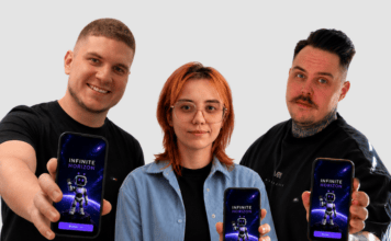 EdTech-Startup Infinite Horizon: Neues Lernspiel nutzt KI und AR gegen passive Bildschirmzeit Infinite Horizon: KI für Kinder im Lernspiel Infinite Horizon Team Bild: Julia Drejer, Marvin Grosser und Steven Koch