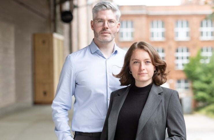 MAIA: KI-Plattform für Unternehmen sichert sich Millionen Gründerbild rechts Carolin Maier links Mathias Jakob Bildcredits Fotograf: MatthiasEimerFotografie