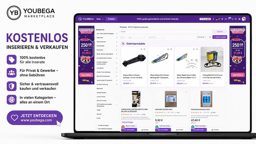 YouBega: Neuer E-Commerce-Marktplatz mit KI und Messenger