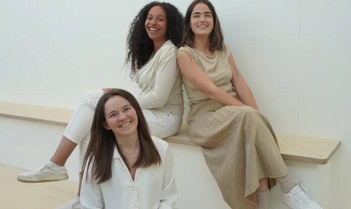 Tremi: Circular grain bringt Milchalternative aus Biertreber Gründerinnen Bild v.l.n.r.: Nathalie Stellwag, Denise Ilogu, Marina Hijano Moreno