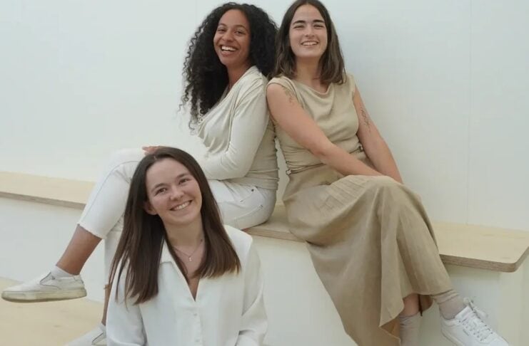 Tremi: Circular grain bringt Milchalternative aus Biertreber Gründerinnen Bild v.l.n.r.: Nathalie Stellwag, Denise Ilogu, Marina Hijano Moreno