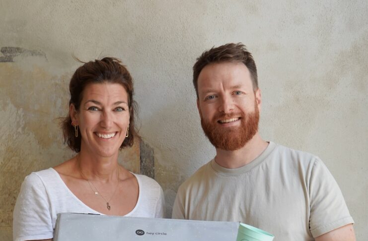 Mehrweg: hey circle revolutioniert Verpackung doris diebold und fabian eckert mit hey circle und einer recup mehrwegprodukten