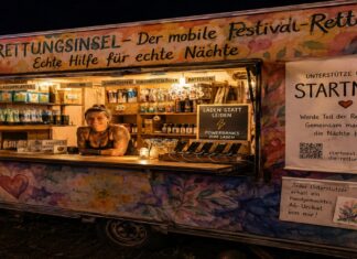 Die Rettungsinsel: Festival trifft Community mit KI erstellt