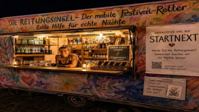 Die Rettungsinsel: Festival trifft Community mit KI erstellt