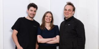 platoniq: soziale Gesundheit und Beziehungen stärken Bild von links nach rechts Daniel Stachnik, Lara Sachs und Dr. Silvan Hornstein Fotograf: Leo Seidel