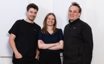platoniq: soziale Gesundheit und Beziehungen stärken Bild von links nach rechts Daniel Stachnik, Lara Sachs und Dr. Silvan Hornstein Fotograf: Leo Seidel