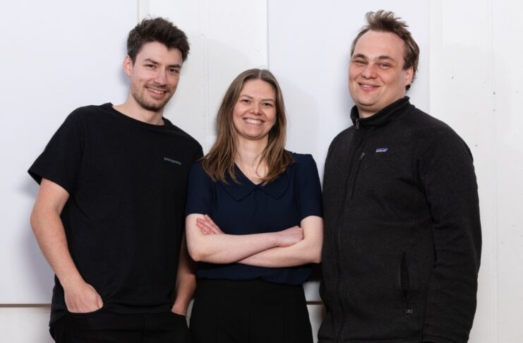 platoniq: soziale Gesundheit und Beziehungen stärken Bild von links nach rechts Daniel Stachnik, Lara Sachs und Dr. Silvan Hornstein Fotograf: Leo Seidel