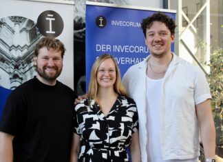 Invecorum: Braunschweiger Start-up baut KI für Steuerkanzleien Bild: v.l.n.r.: Daniel Wasmus, Irina Meier, Philipp Goddinger Bildcredits: Invecorum GmbH