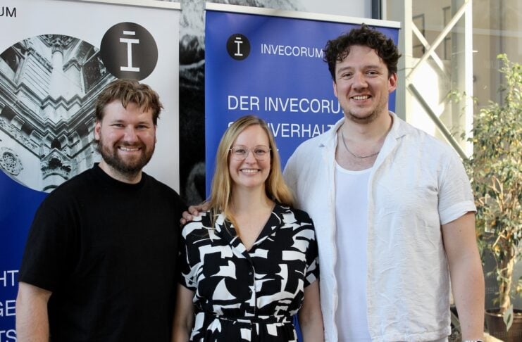 Invecorum: Braunschweiger Start-up baut KI für Steuerkanzleien Bild: v.l.n.r.: Daniel Wasmus, Irina Meier, Philipp Goddinger Bildcredits: Invecorum GmbH