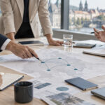 AuftragsBrücke: Unternehmen finden über die Plattform Aufträge Bildhinweis: KI-generiertes redaktionelles Symbolbild; keine Darstellung des tatsächlichen Gründers oder Teams. Bildrechte: AuftragsBrücke / erstellt mit OpenAI.